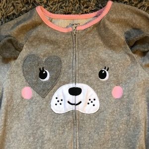 Girls Carter’s Puppy Dog Onesie Pajamas
